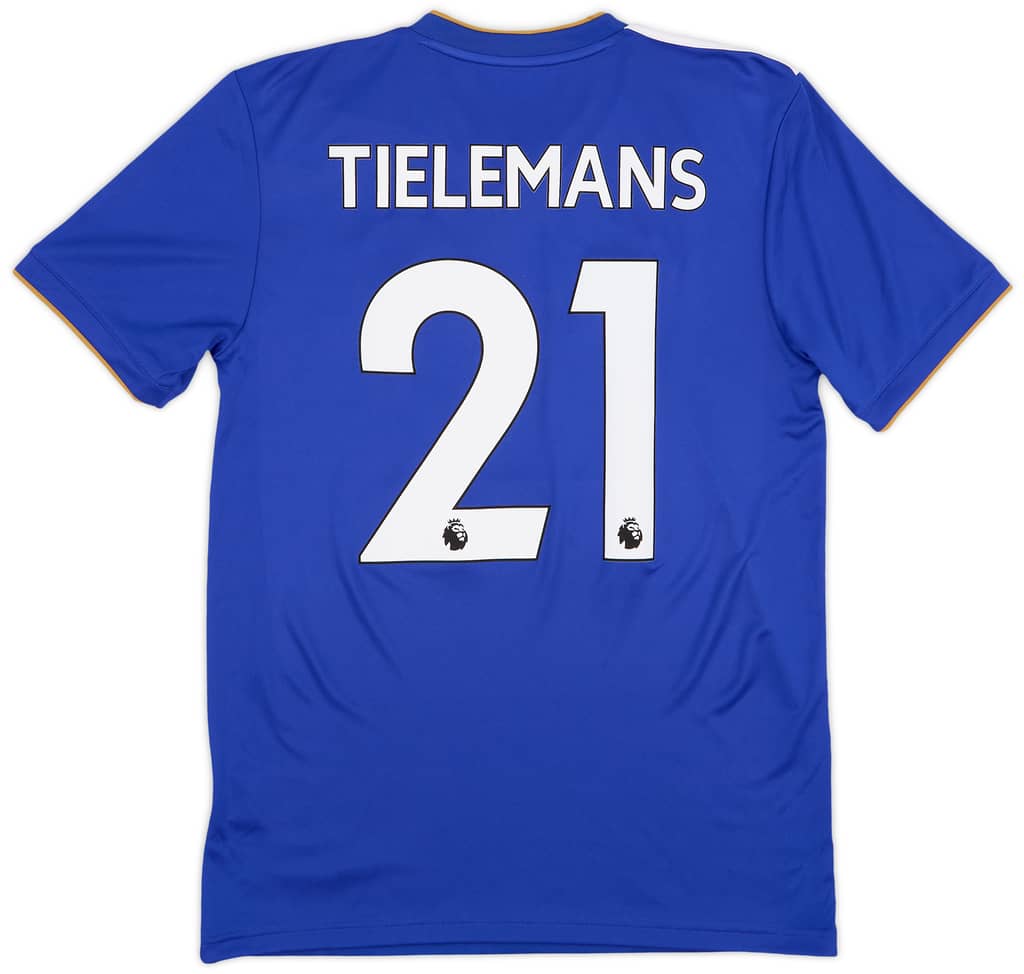 2018-19 Leicester Home Shirt Tielemans #21 (S)