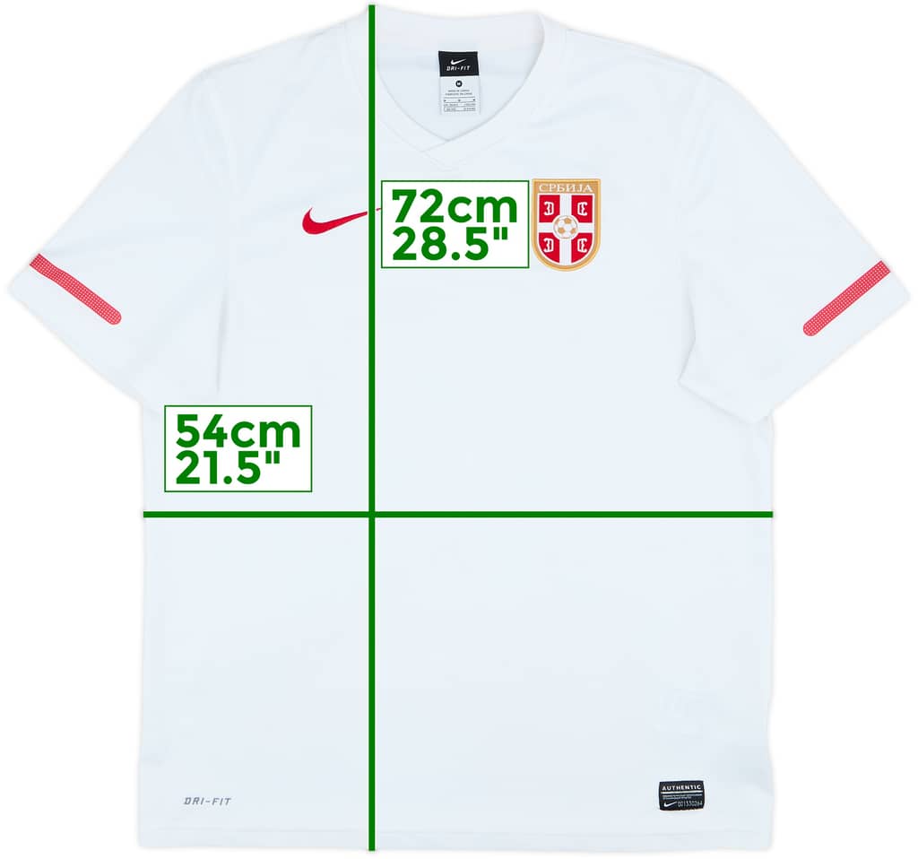 2010-12 Serbia Basic Away Shirt - 7/10 - (M)