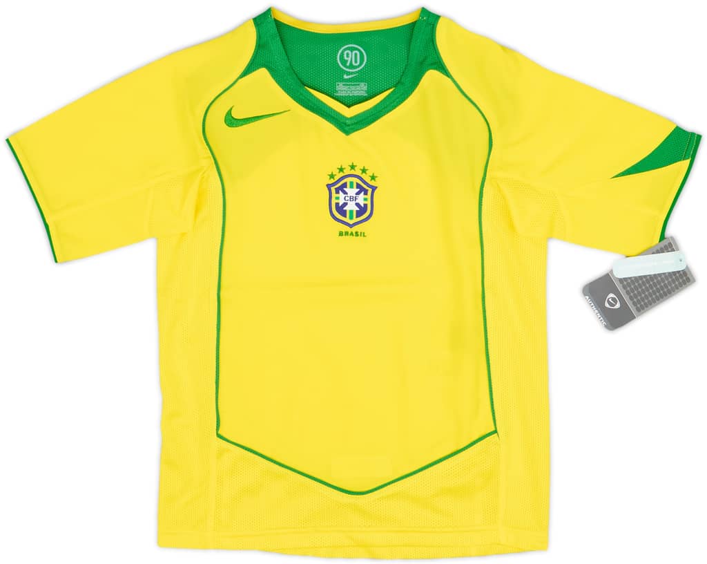 2004-06 Brazil Home Shirt (7-8 Years)