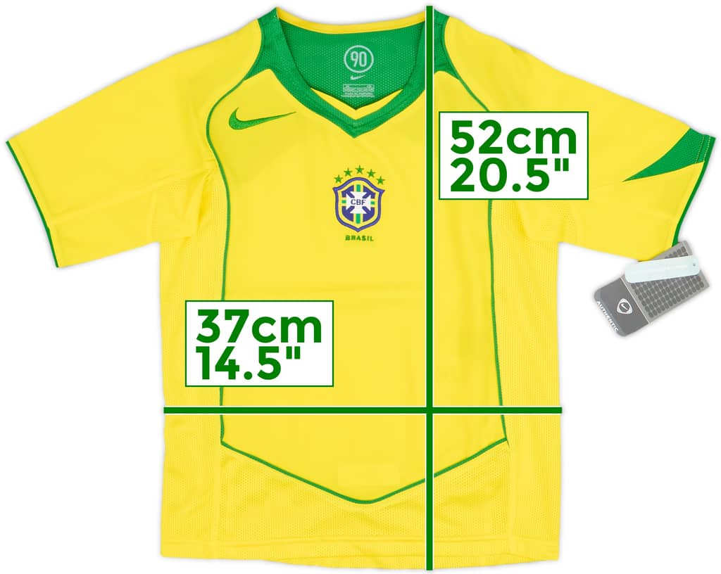 2004-06 Brazil Home Shirt (7-8 Years)