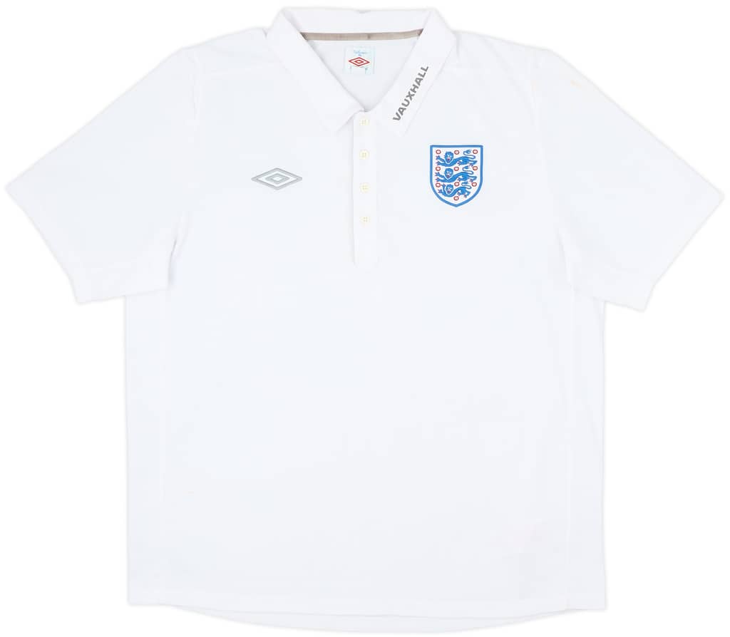 2010-11 England Umbro Polo Shirt - 8/10 - (XXL)