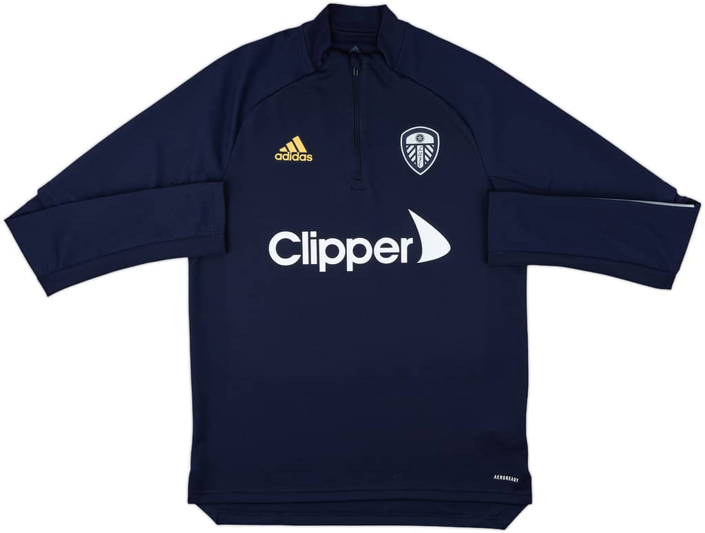 2020-21 Leeds adidas 1/4 Zip Drill Top - 9/10 - (M)
