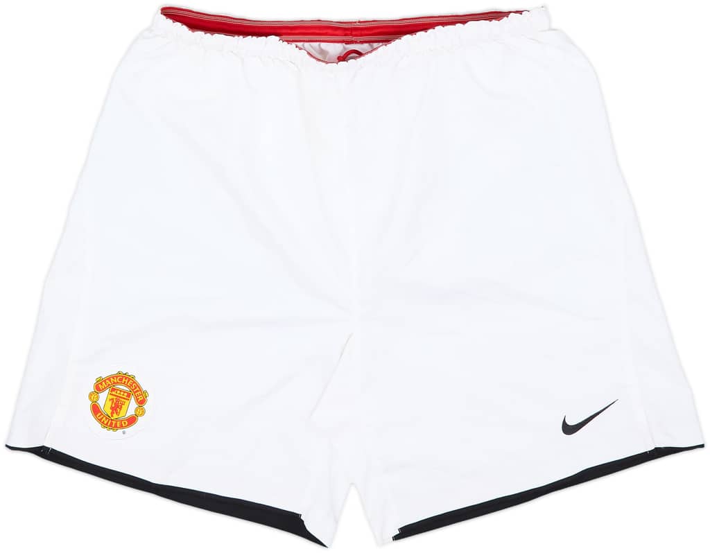 2007-09 Manchester United Home Shorts - 6/10 - (M)