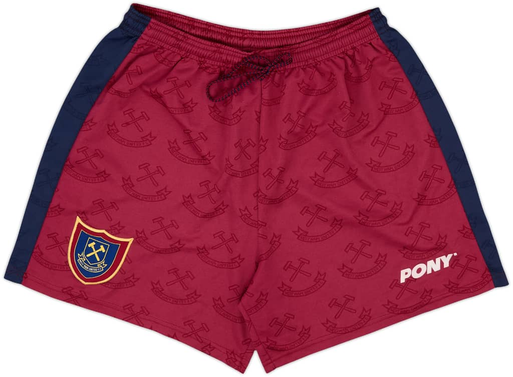 1996-97 West Ham Home Shorts - 6/10 - (L)