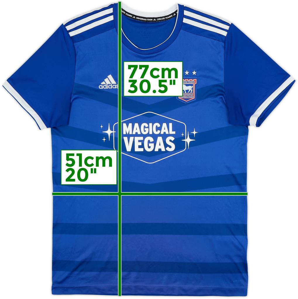 2019-20 Ipswich Home Shirt - 8/10 - (M)