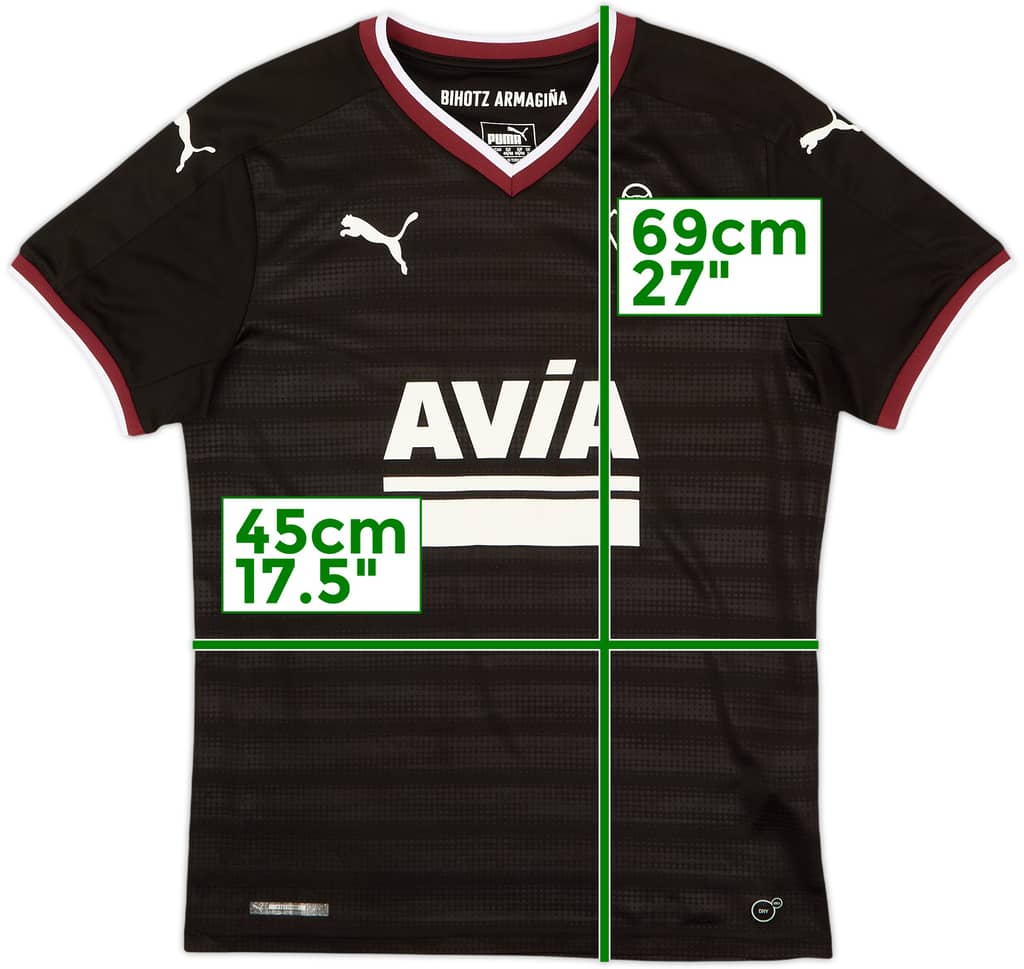 2017-18 Eibar Away Shirt - 8/10 - (S)