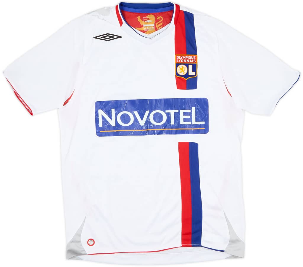 2006-08 Lyon Home Shirt - 4/10 - (M)