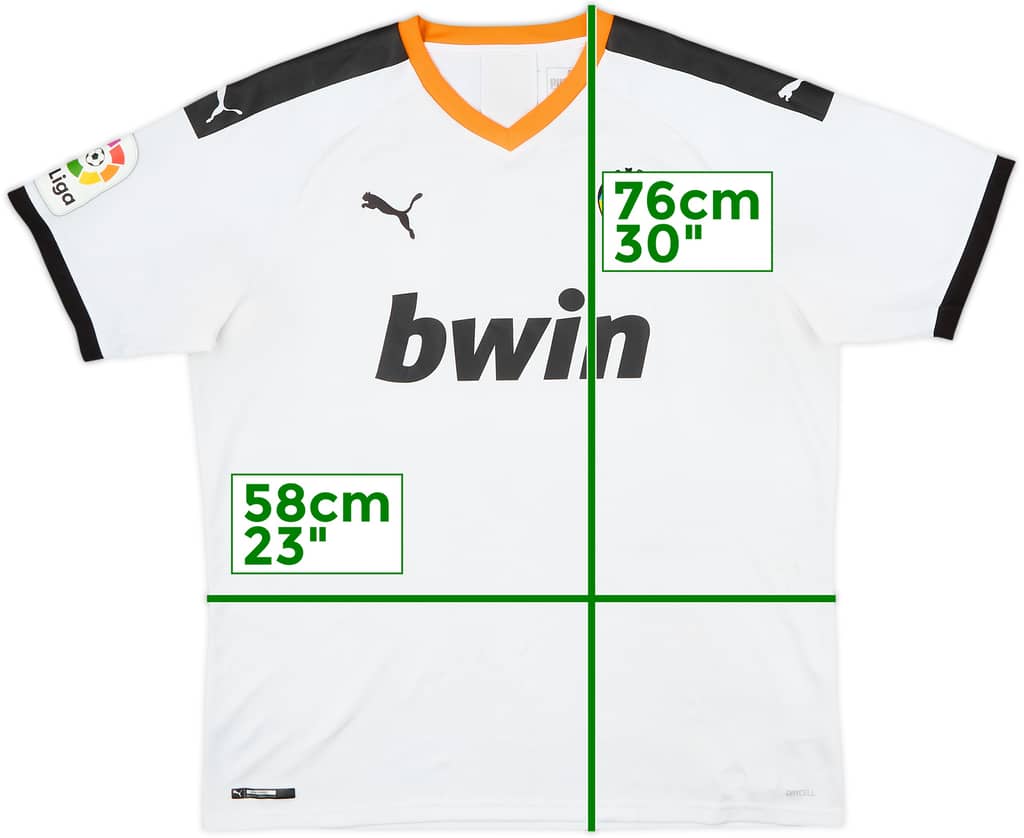 Camiseta de local de Valencia 2019-20 - 5/10 - (XL)