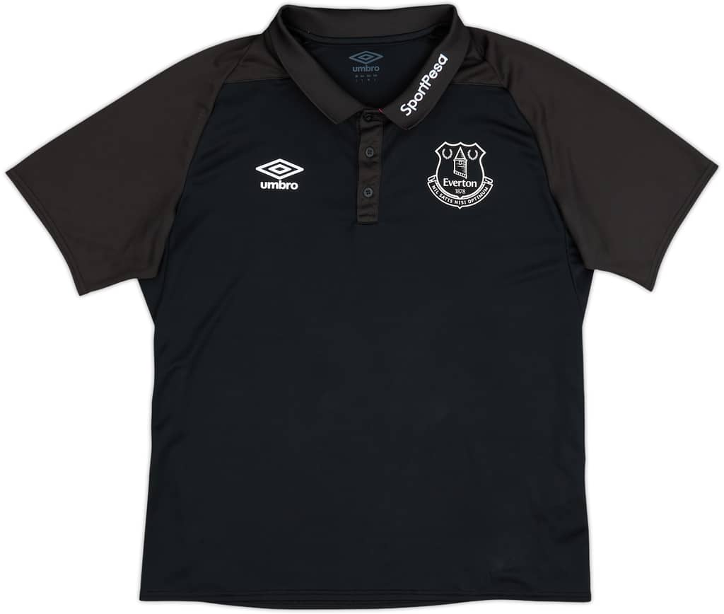 2017-18 Everton Umbro Polo Shirt - 8/10 - (L)