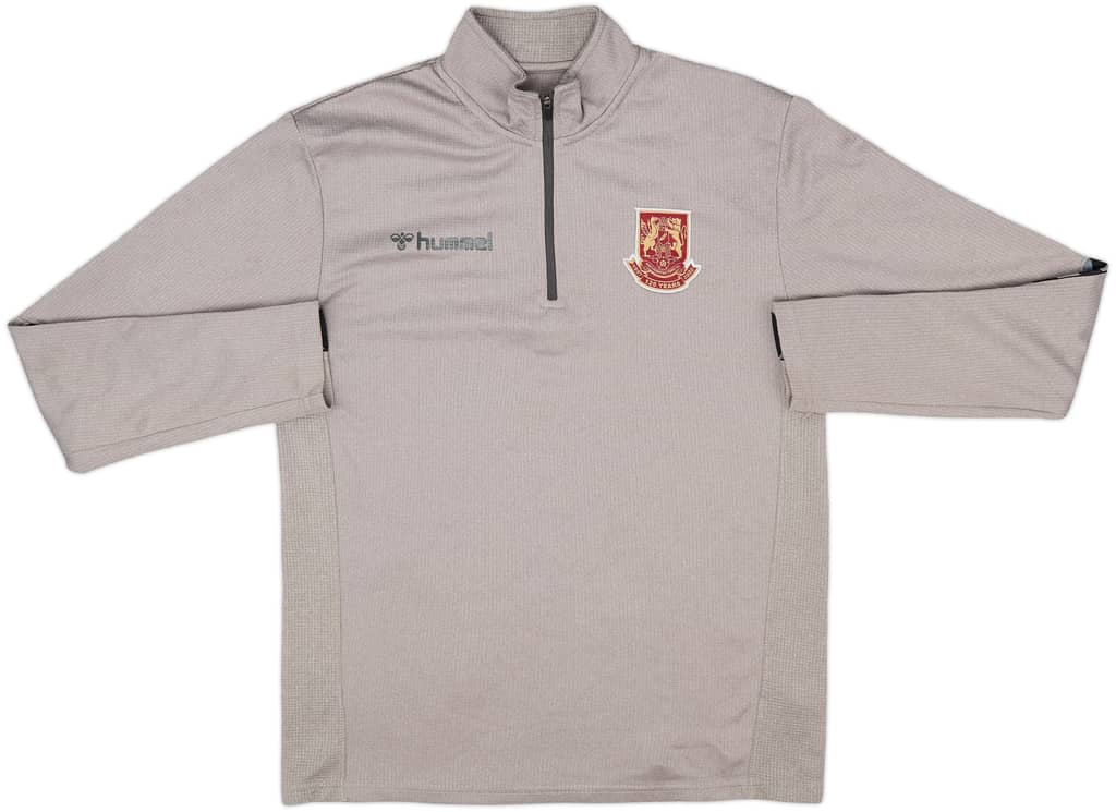 2020-21 Northampton Hummel 1/4 Zip Training Top - 7/10 - (S)