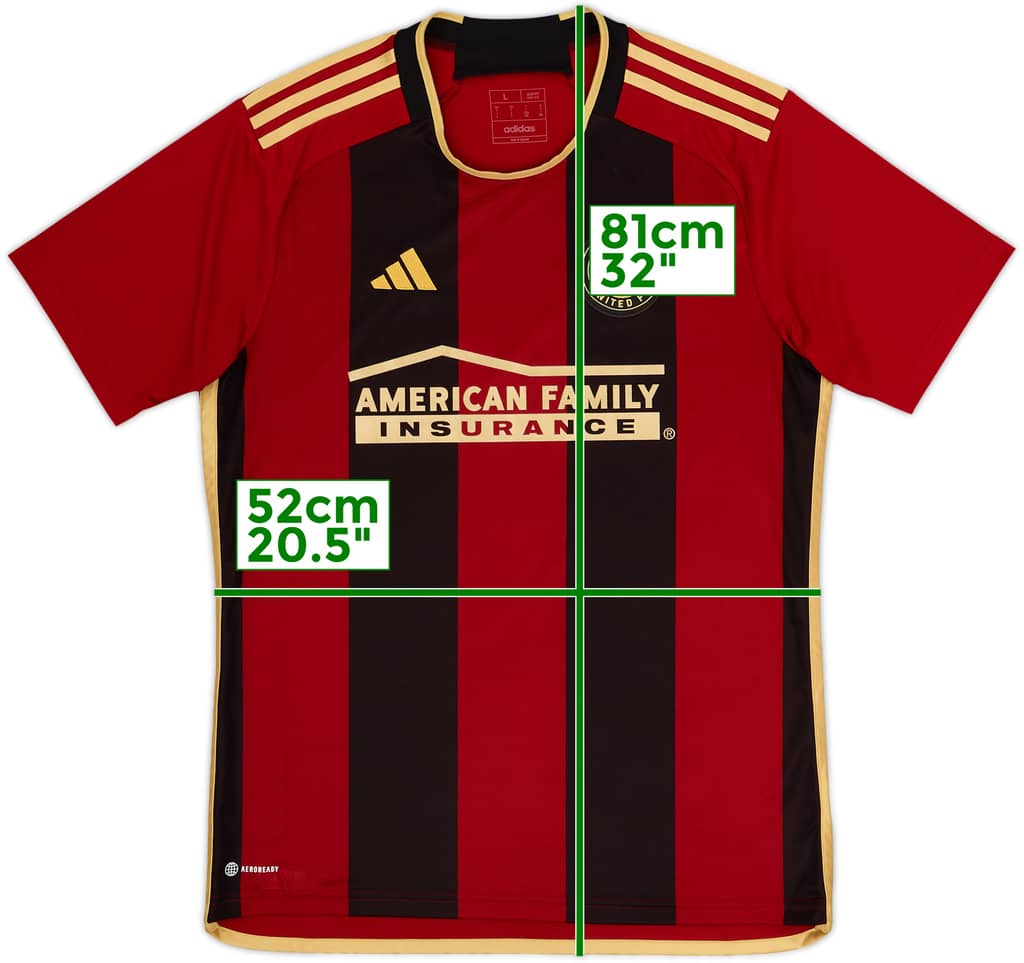 2023-24 Atlanta United Home Shirt - 9/10 - (L)