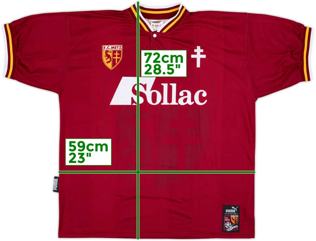 1997-98 Metz Home Shirt - 9/10 - (L)