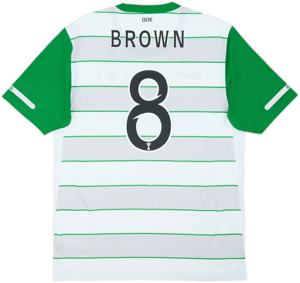 2011-12 Celtic Away Shirt Brown #8