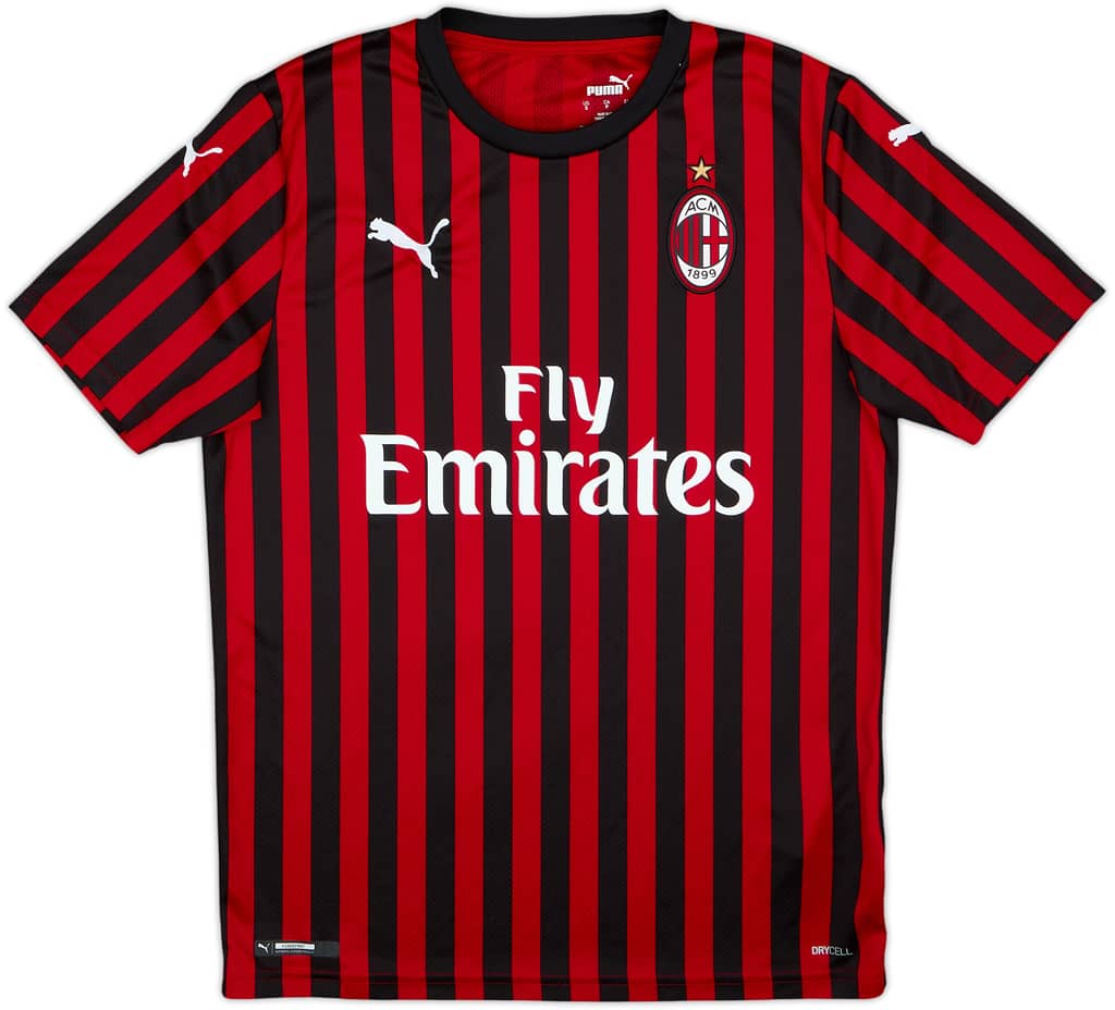 2019-20 AC Milan Home Shirt - 10/10 - (S)