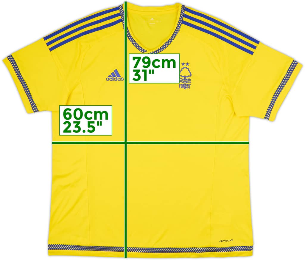 2015-16 Nottingham Forest Away Shirt - 6/10 - (XL)