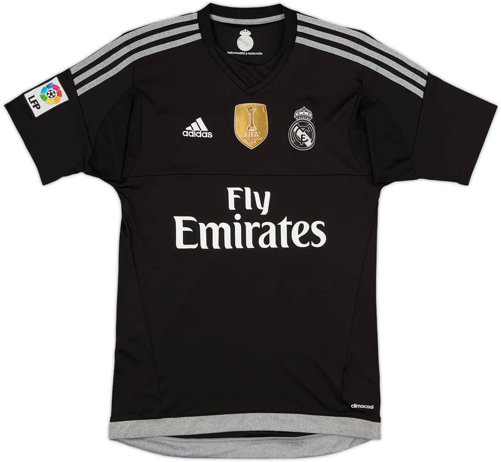 2015-16 Real Madrid GK S/S Shirt - 6/10 - (S)