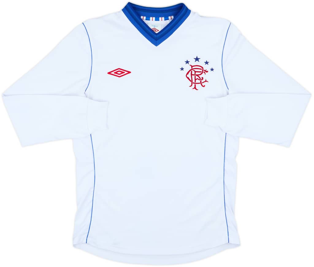 2012-13 Rangers Away L/S Shirt - 10/10 - (S)