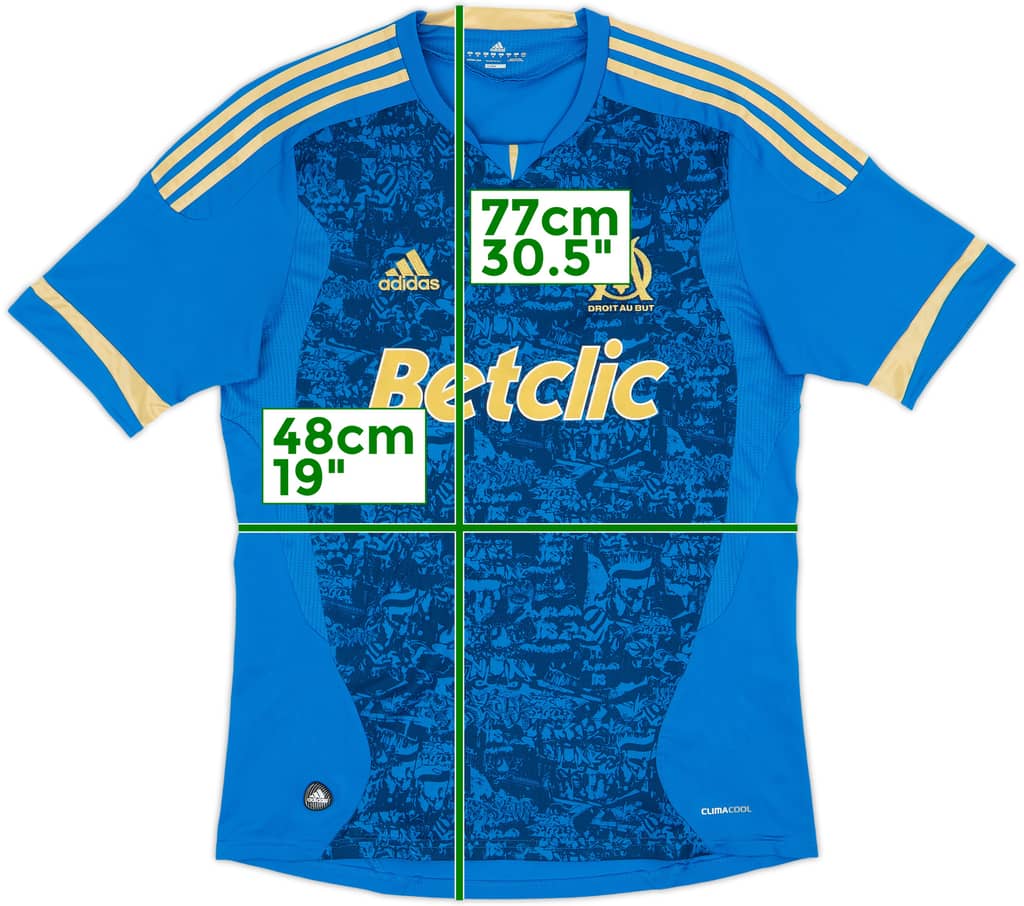 2011-12 Olympique Marseille Away Shirt - 10/10 - (M)