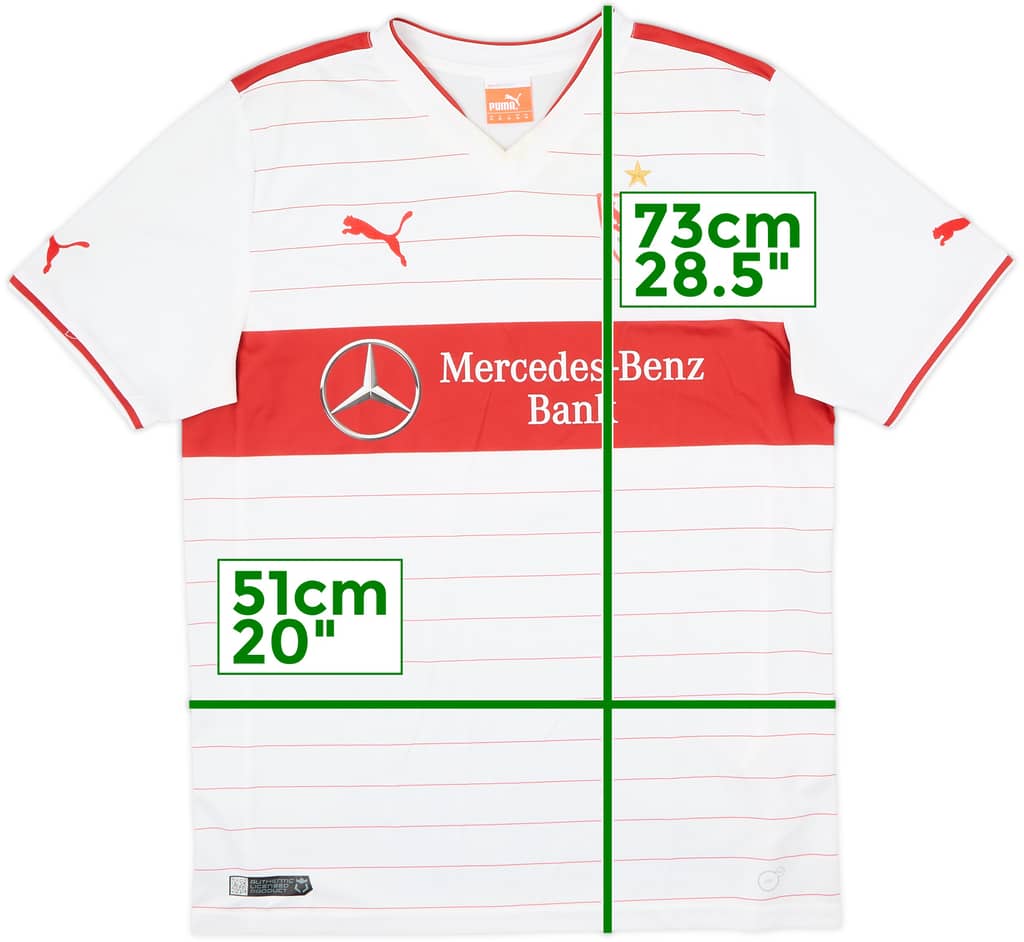 2013-14 Stuttgart Home Shirt - 6/10 - (M)