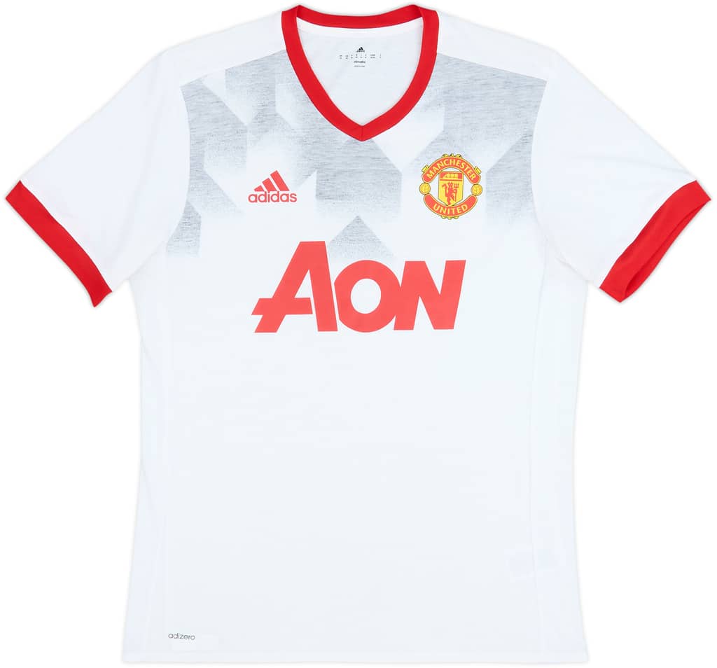2016-17 Manchester United adidas Cotton Tee - 7/10 - (M)