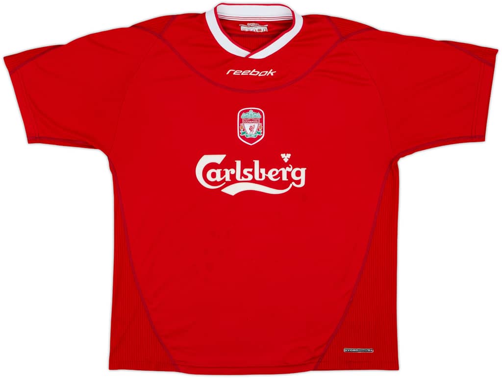 2002-04 Liverpool Camiseta Local - 5/10 - (L)