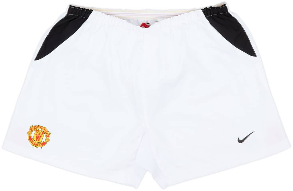 2002-04 Manchester United Home Shorts - 8/10 - (L)