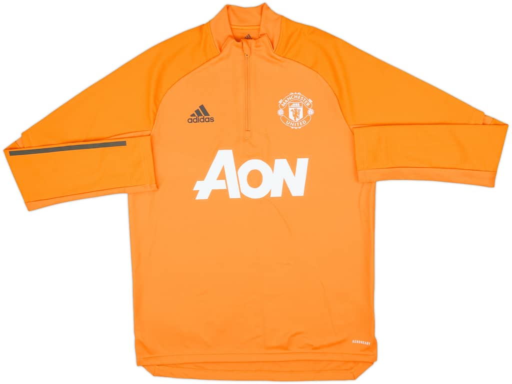 2020-21 Manchester United adidas 1/4 Zip Training Top - 7/10 - (M)