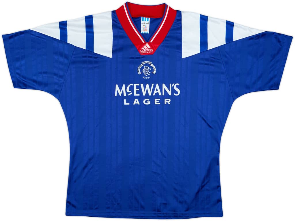 1992-94 Rangers Home Shirt - 8/10 - (XL)