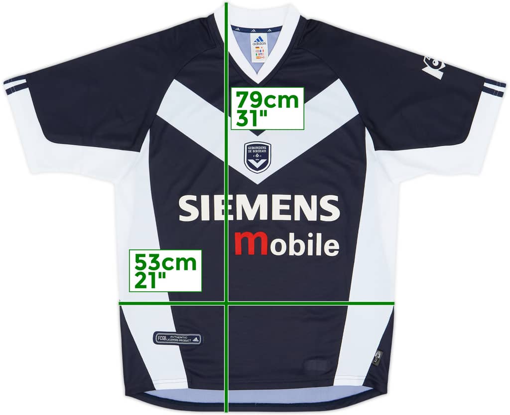 2001-02 Bordeaux Home Shirt - 10/10 - (M)