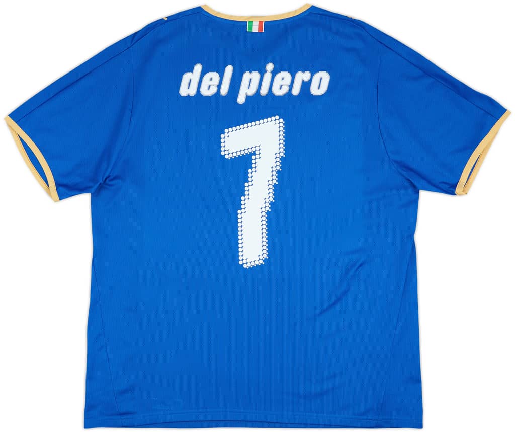 2007-08 Italy Basic Home Shirt Del Piero #7