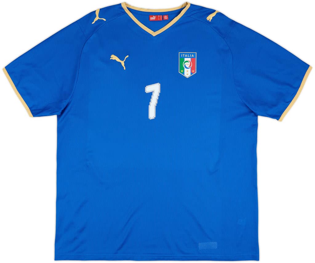 2007-08 Italy Basic Home Shirt Del Piero #7