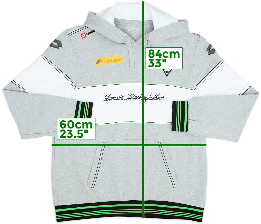 2006-07 Borussia Monchengladbach Lotto Hooded Top - 6/10 - (XXL)