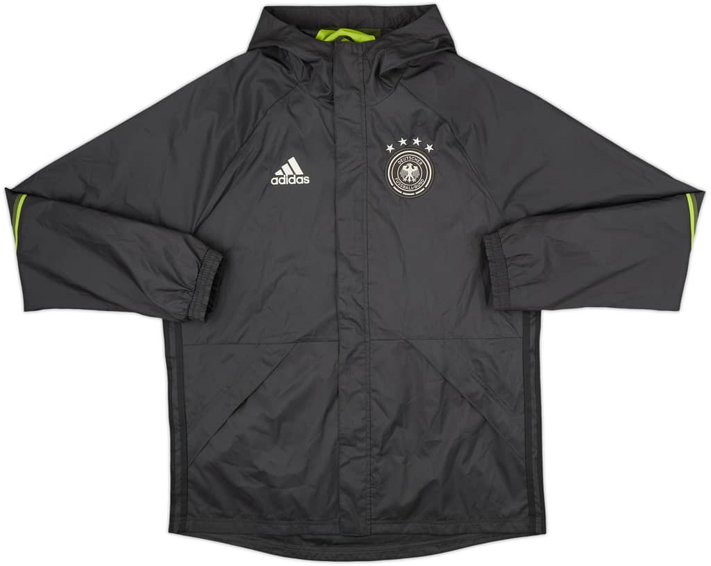 2015-16 Germany adidas Hooded Track Jacket - 8/10 - (L)