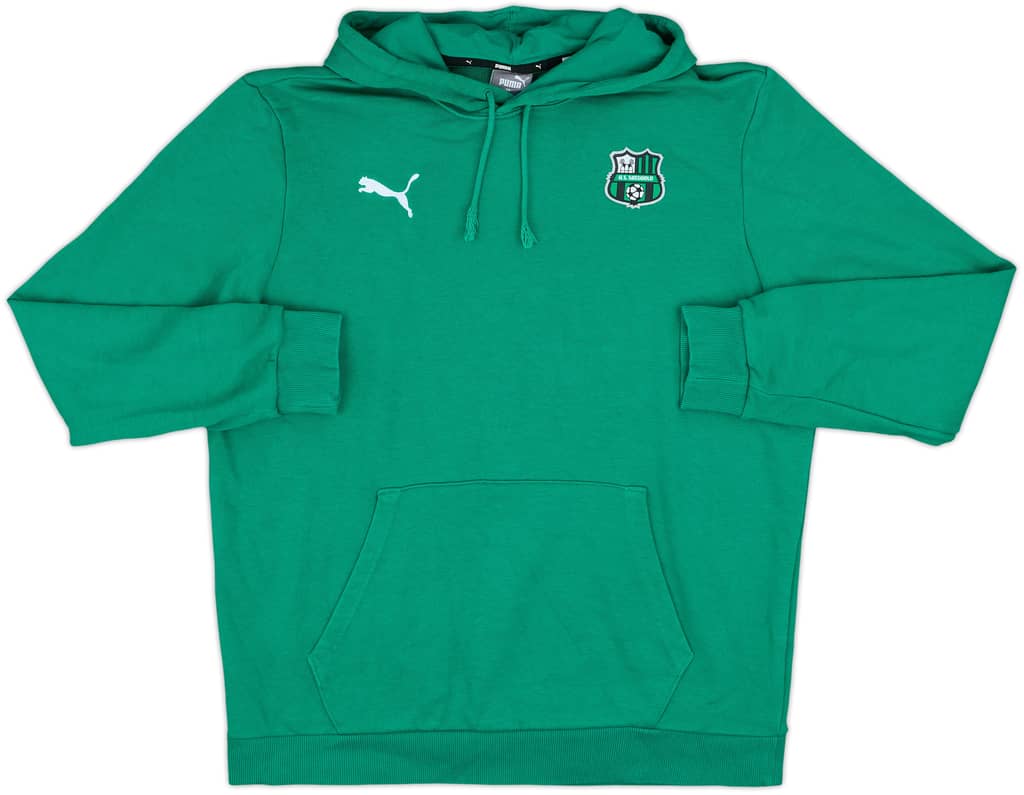 2020-21 Sassuolo Puma Hooded Sweat Top - 10/10 - (L)