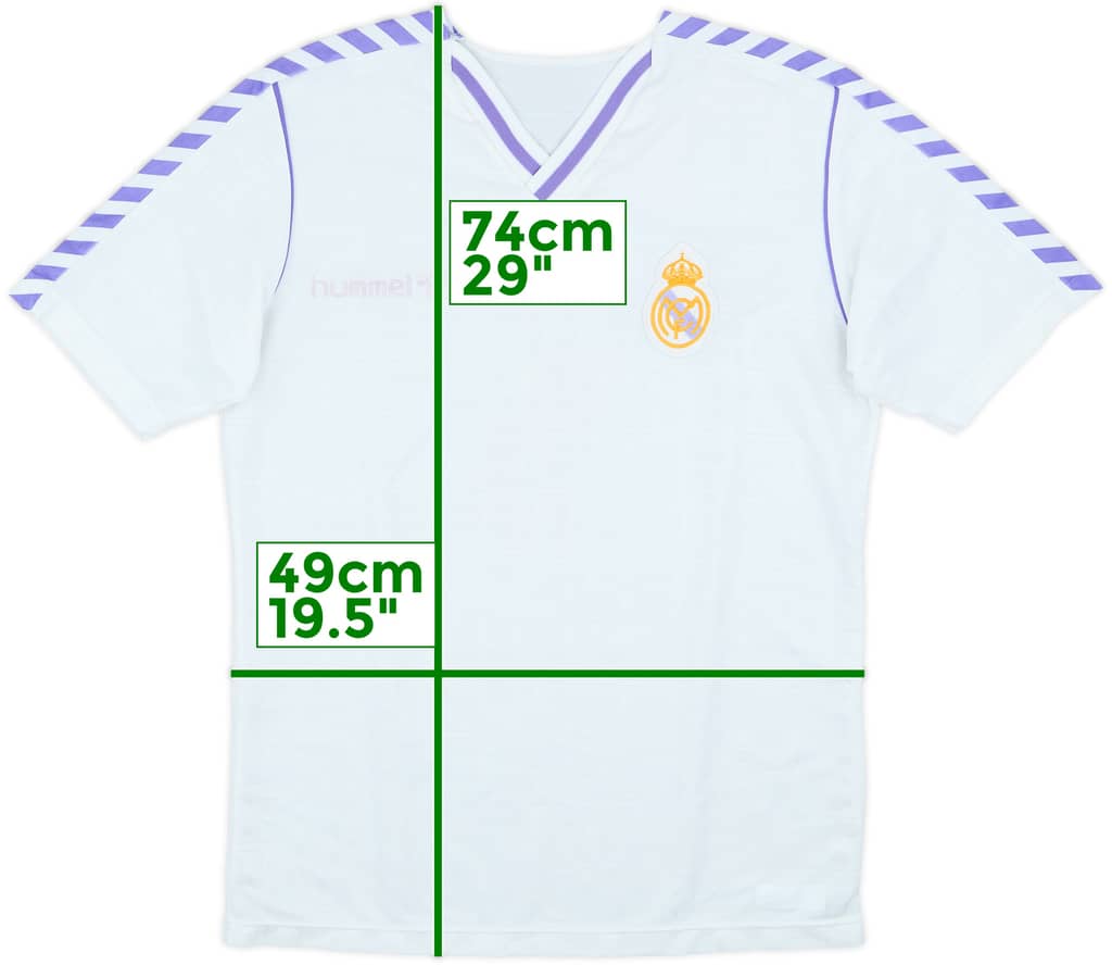 Camiseta de local del Real Madrid 1986-88 - 4/10 - (XXL)