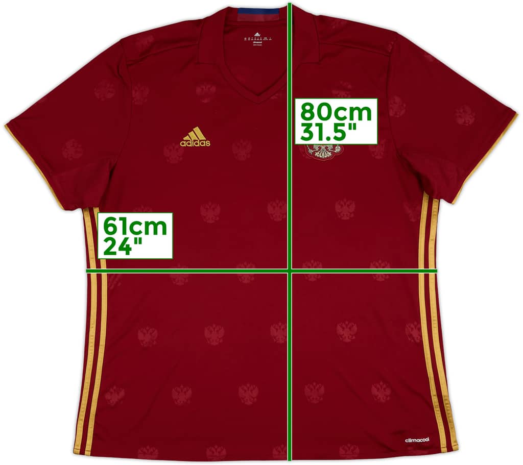 2014-15 Russia Home Shirt - 8/10 - (XXL)