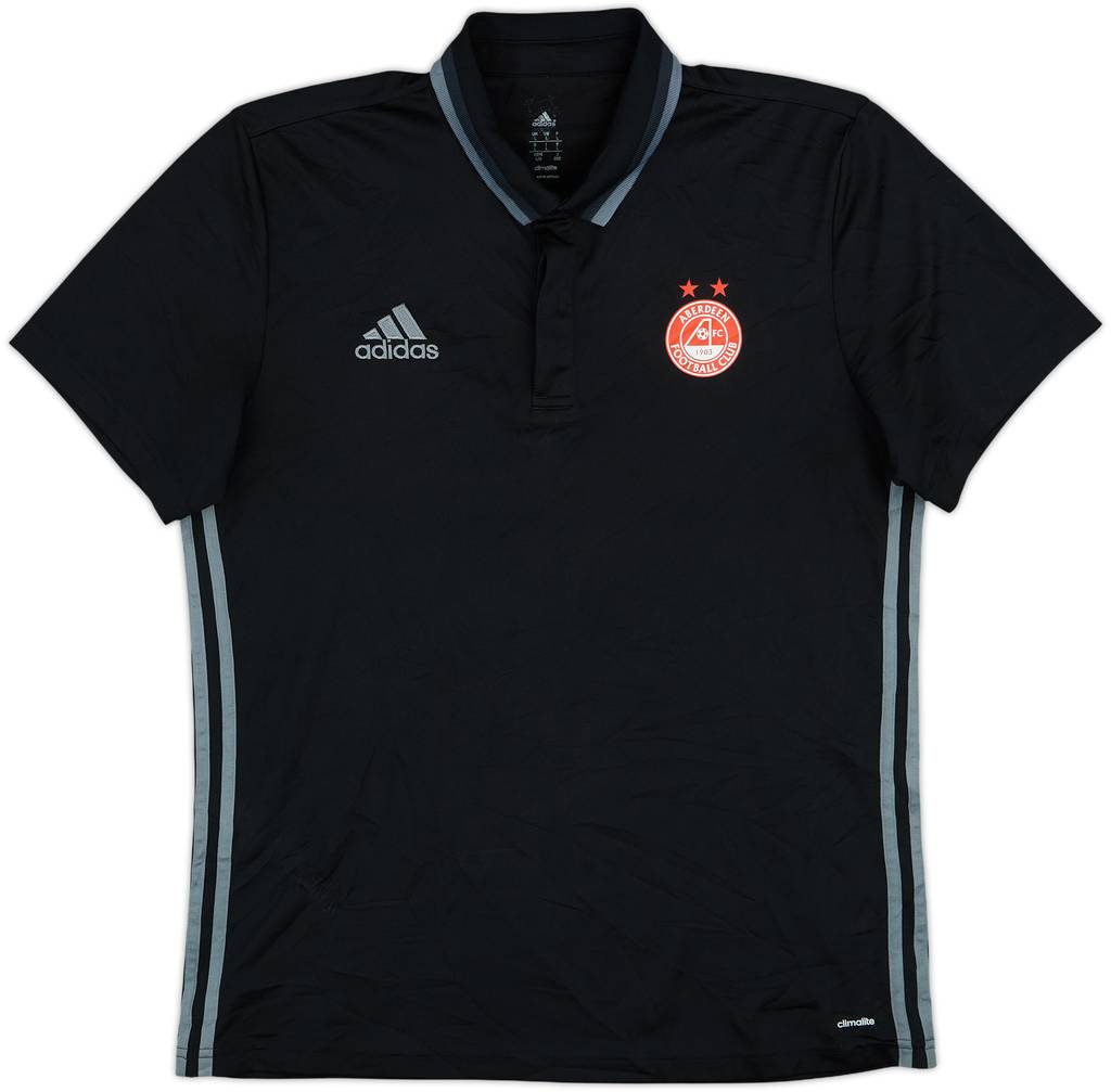 2015-16 Aberdeen adidas Polo Shirt - 9/10 - (L)