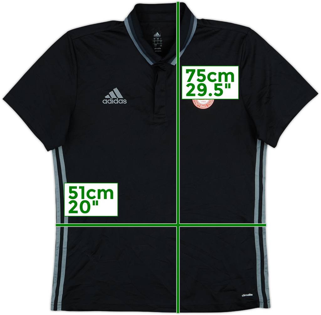 2015-16 Aberdeen adidas Polo Shirt - 9/10 - (L)