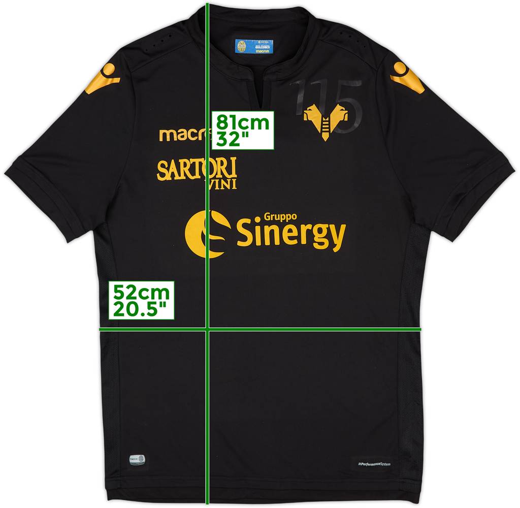 Camiseta de la tercera equipación de Hellas Verona 2018-19 - 9/10 - (XL)