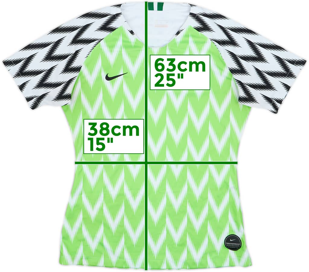 2018-19 Nigeria Home Shirt - 9/10 - (Women's S)