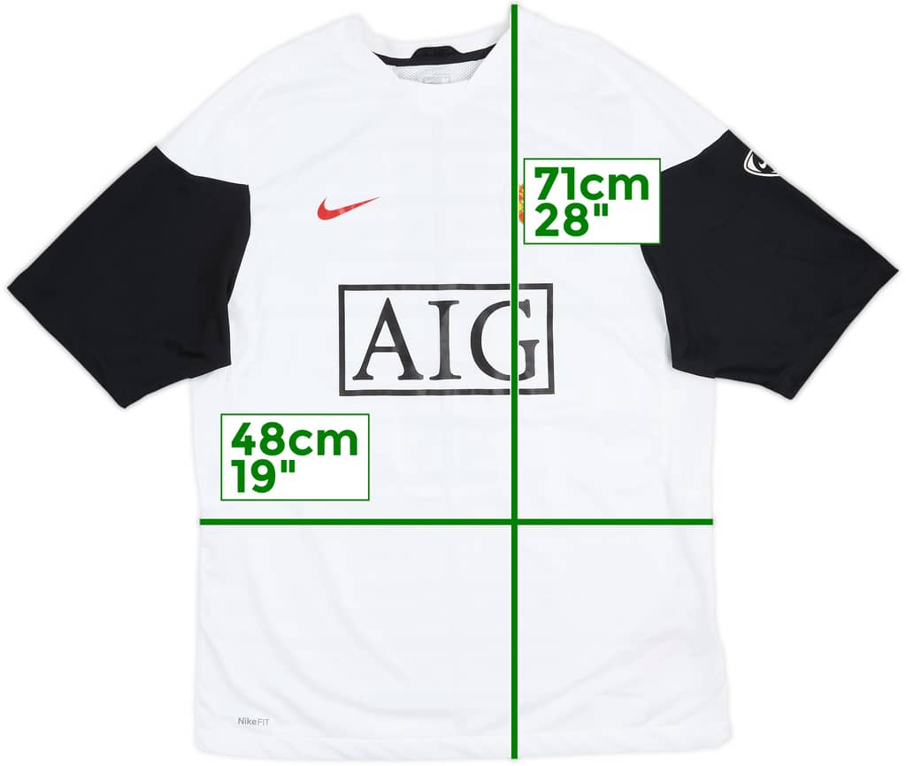 2009-10 Manchester United Nike Training Shirt - 8/10 - (M)