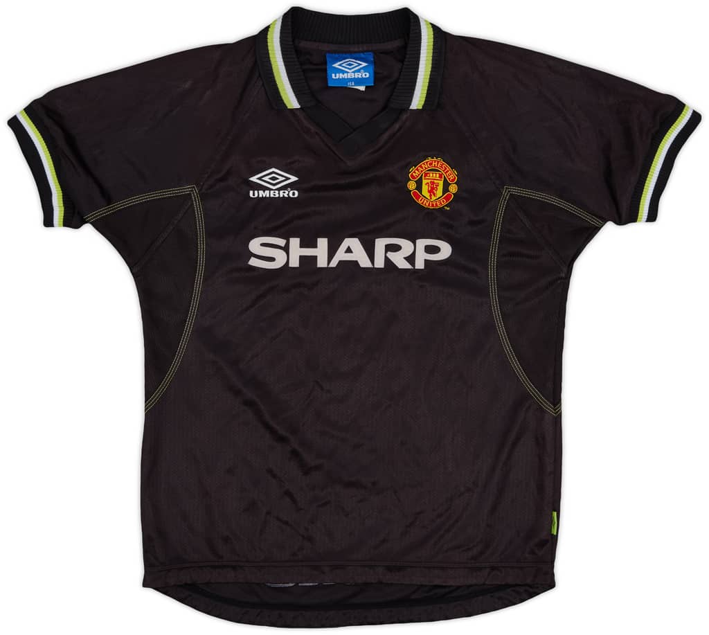 1998-99 Manchester United Third Shirt - 9/10 - (L.Boys)