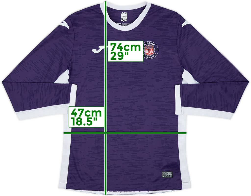 2020-21 Toulouse Home L/S Shirt - 10/10 - (M)