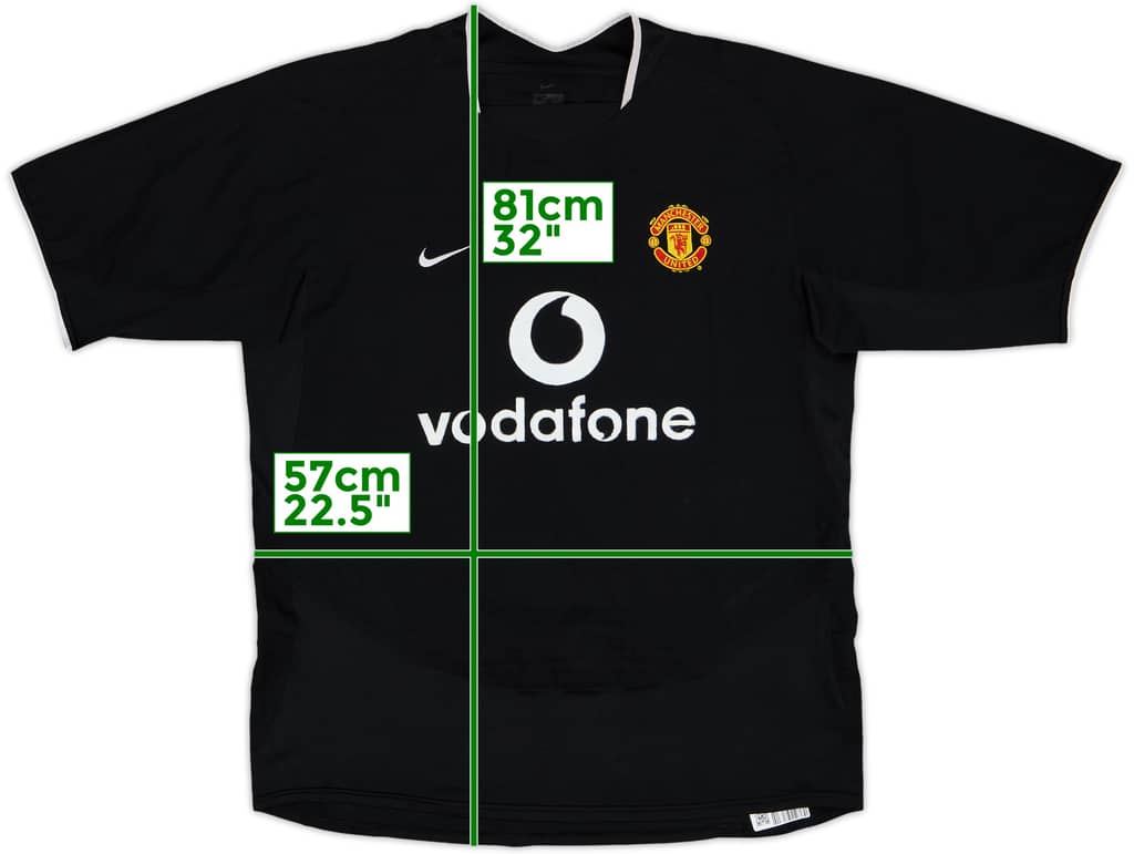 2003-05 Manchester United Away Shirt - 4/10 - (XL)