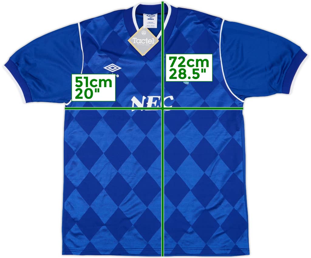1986-89 Everton Home Shirt (L)