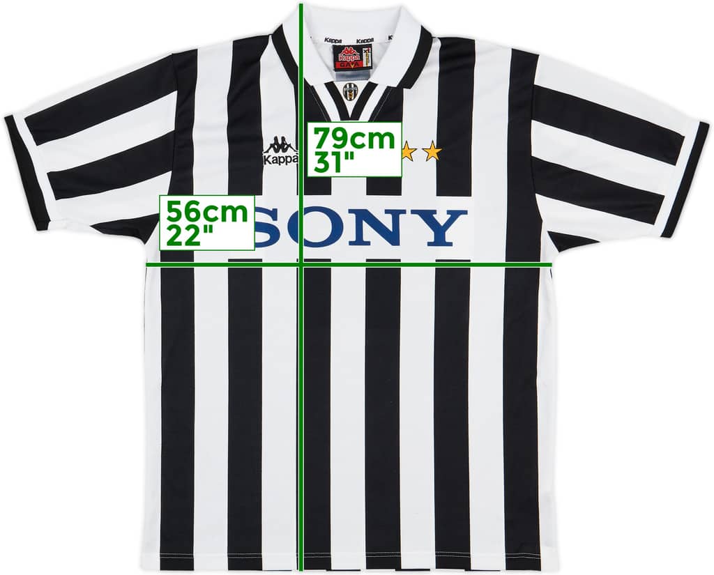 1995-97 Juventus Home Shirt - 9/10 - (XL)