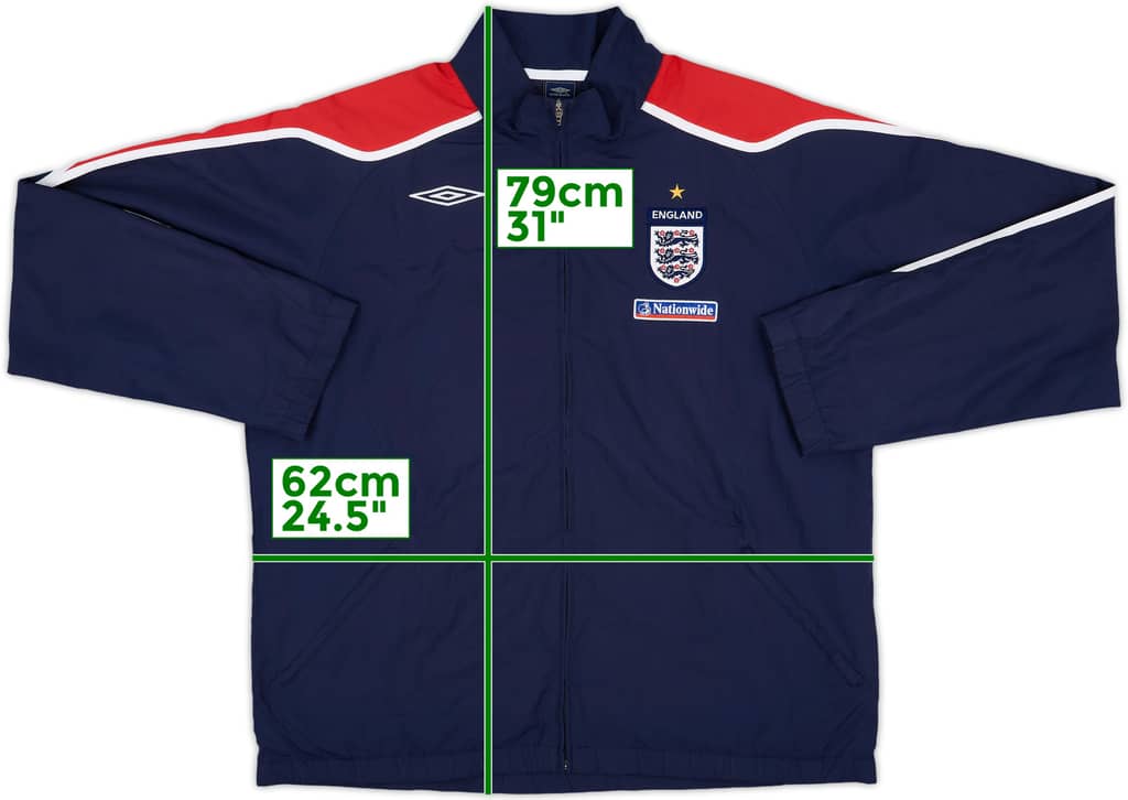 2007-09 England Umbro Track Jacket - 6/10 - (XL)