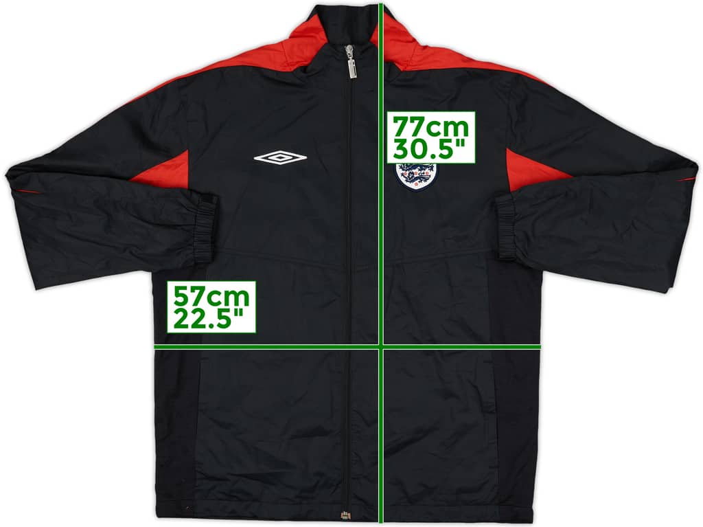 2007-09 England Umbro Track Jacket - 8/10 - (S)