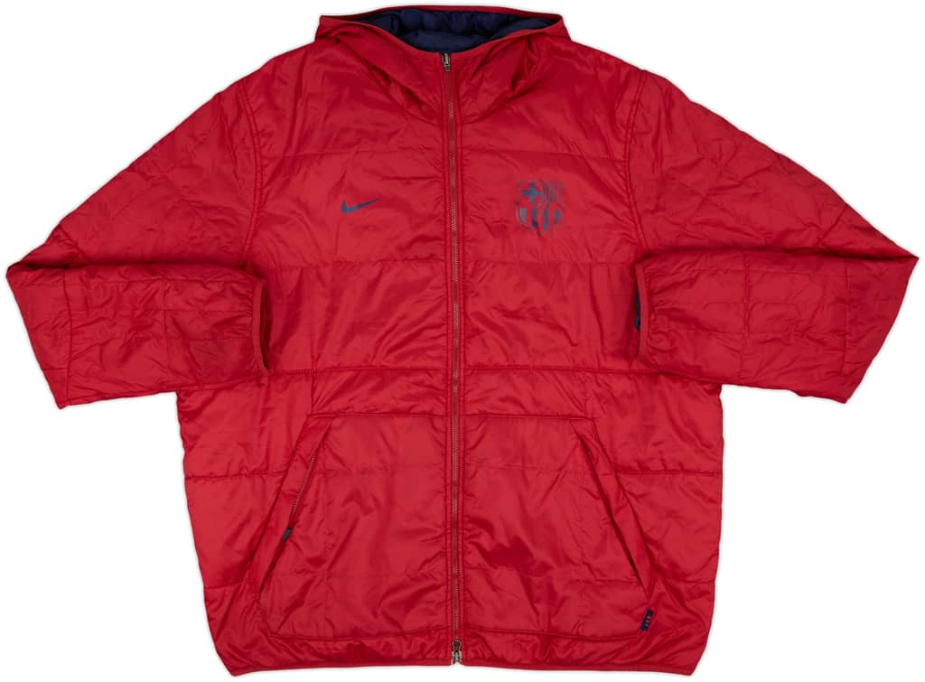 2013-14 Barcelona Nike Reversible Padded Coat - 6/10 - (L)