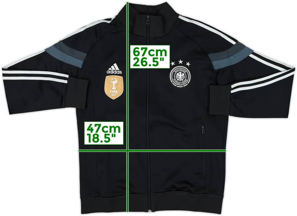 2014-15 Germany adidas Track Jacket - 9/10 - (S)